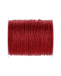 Cordon Metal Rojo 1mm x 20m Poliester ***OFERTA DTO NO ACUMULABLE