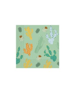 Papel Servilletas 2-Ply 33X33cm Cactus ***OFERTA DTO NO ACUMULABLE  