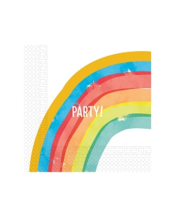 Servilletas 33 x 33cm Arcoiris