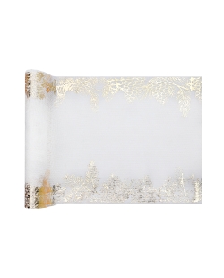 Camino Mesa Naturaleza Real Blanco 28cm Algodon ***OFERTA DTO NO ACUMULABLE