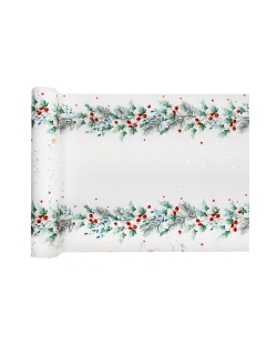 Camino Mesa Acebo Estrellado 28cm Poliester Popelina ***OFERTA DTO NO ACUMULABLE