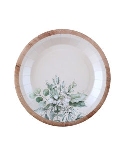 Plato Dulce Invierno 22.5cm Carton ***OFERTA DTO NO ACUMULABLE