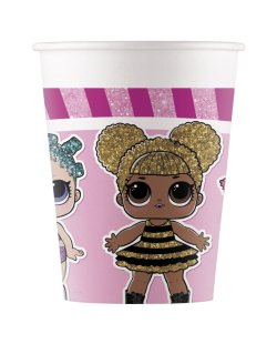 VASOS PAPEL 200ML L.O.L SURPRISE! GLITTERATI ***OFERTA DTO NO ACUMULABLE  