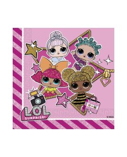 SERVILLETAS 33X33 L.O.L SURPRISE! GLITTERATI ***OFERTA DTO NO ACUMULABLE  