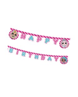 Guirnalda Happy Bday L.O.L. Glitterati ***OFERTA DTO NO ACUMULABLE  