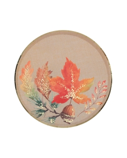 Plato Otoño 22.5cm Carton ***OFERTA DTO NO ACUMULABLE