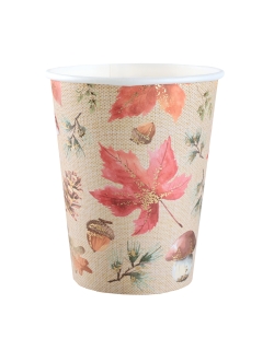 Vaso Otoño 7.8X9.7cm / 27cl Carton ***OFERTA DTO NO ACUMULABLE