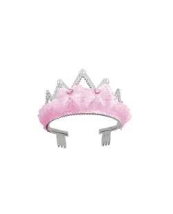 Tiara Lazos Y Cintas Rosas