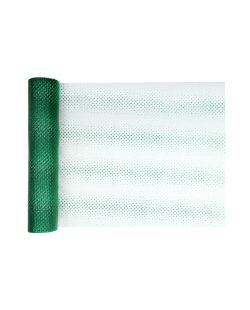 Camino Mesa Rayas Purpurina Verde Abeto 28cm Poliester Organdi 5m***OFERTA DTO NO ACUMULABLE