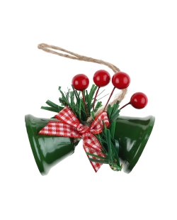 Campana Verde 7.5X12cm Metal Y Plast. ***OFERTA DTO NO ACUMULABLE