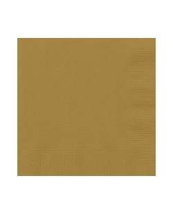 Servilletas 33 x 33cm Oro ***OFERTA DTO NO ACUMULABLE