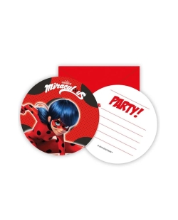 Invitaciones Forma Ladybug