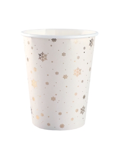 Vaso Copos Oro Marfil 7.8X9.7cm / 27cl Carton ***OFERTA DTO NO ACUMULABLE