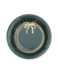 Plato Adorno Brillo Verde 22.5cm Carton ***OFERTA DTO NO ACUMULABLE