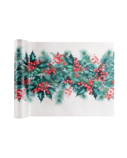 Camino Mesa Tartan Navidad 30cm Tejido No Tejido Poliester ***OFERTA DTO NO ACUMULABLE