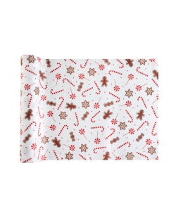 Camino Mesa Dulce Navidad 27cm Poliester Crepe ***OFERTA DTO NO ACUMULABLE