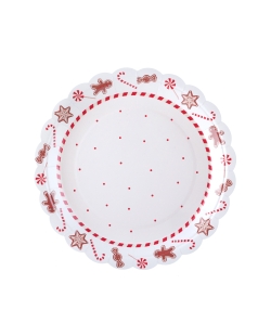 Plato Dulce Navidad 23cm Carton ***OFERTA DTO NO ACUMULABLE