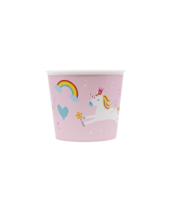 Cubo Palomitas 2,2L Reutilizable Unicornio