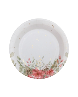 Plato Ramo Invierno 22.5cm Carton ***OFERTA DTO NO ACUMULABLE