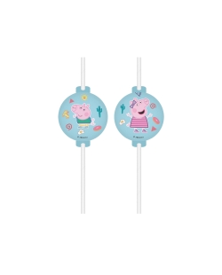 Pajitas Papel Peppa Pig Fsc