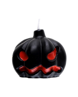 Vela Calabaza Negra 4.5X6.5cm Parafina ***OFERTA DTO NO ACUMULABLE