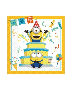 Servilletas 33 X 33cm Minions Ascenso De Gru