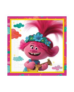 SERVILLETAS 33cm X 33cm TROLLS II ***OFERTA DTO NO ACUMULABLE  