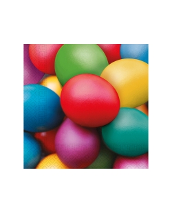 Servilletas 33X33 Huevos Pascua Colores 3Pli 