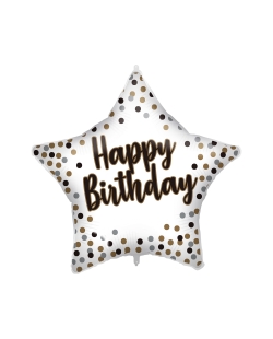 18/46cm Estrella Happy Bday Puntos, Cinta Y Peso ***OFERTA DTO NO ACUMULABLE