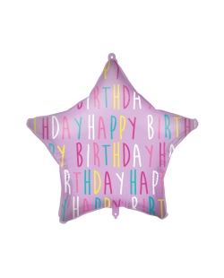 18/46cm Estrella Happy Bday, Cinta Y Peso ***OFERTA DTO NO ACUMULABLE