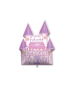 Globo Forma Castillo Princess 60X80cm Con Cinta ***OFERTA DTO NO ACUMULABLE