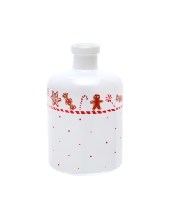 Jarron Dulce Navidad 8X13cm Vidrio ***OFERTA DTO NO ACUMULABLE