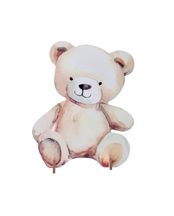 Decoracion Oso Baby 16X4X20cm Madera