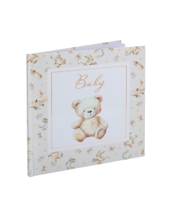Libro Firmas Oso Baby 24X24cm Carton Y 20 Pag Papel