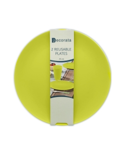 Platos Plastico Duro Reutilizable 25cm Lima ***OFERTA DTO NO ACUMULABLE