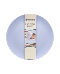 Platos Plástico Duro Reutilizable 25cm Lila ***OFERTA DTO NO ACUMULABLE