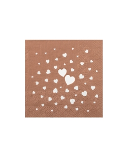 Servilleta Pequeña Delicia Moca 25X25cm Papel 3C