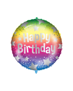 18/46cm Happy Bday Multicolor, Cinta Y Peso ***OFERTA DTO NO ACUMULABLE