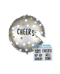 18/46cm Puntos Oro/Blanco Personz. Pegatinas, Cinta Y Peso ***OFERTA DTO NO ACUMULABLE