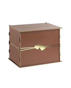 Hucha Delicia Moca 30X24X22cm Madera