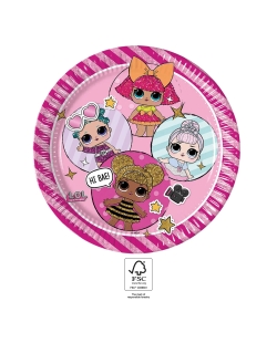 PLATOS 23cm L.O.L. GLITTERATI FSC ***OFERTA DTO NO ACUMULABLE