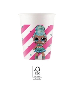 VASOS PAPEL 200ML L.O.L. GLITTERATI FSC ***OFERTA DTO NO ACUMULABLE