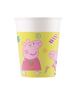 Vasos Papel 200ml Peppa Pig Fsc
