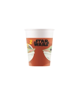Vasos Papel 200ml Star Wars Mandalorian Fsc ***OFERTA DTO NO ACUMULABLE  