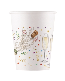 Vasos Papel 200ml Celebracion Fsc