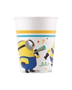 Vasos Papel 200ml Minions Fsc