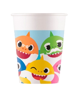 Vasos Papel 200ml Baby Shark Fsc 