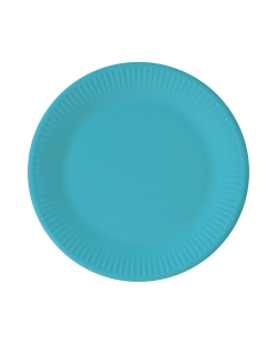 Platos 23cm Azul Turquesa Fsc ***OFERTA DTO NO ACUMULABLE