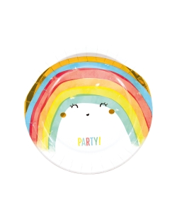 Platos 23cm Arcoiris Fsc