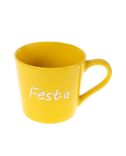 Taza Dolce Vita Amarillo 10X9cm Porcelana